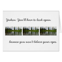 Lapie Perfection; Yukon Territory Souvenir Greeting Card