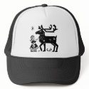 Lapland Girl Holds Reindeer Hat