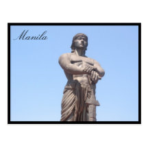 lapu freedom statue post card