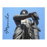 lapu sword statue postcard
