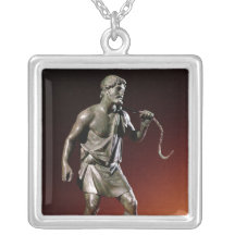 Lararium statuette of a water carrier jewelry