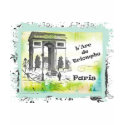 L'Arc de Triomphe Collage t-shirts