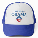 LAREDO for Obama custom your city personalised hats