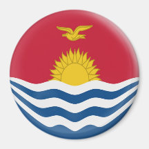 Large 3 inch magnet - Kiribati flag