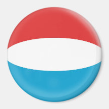 Large 3 inch magnet - Luxemburg flag