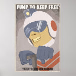 Large - Arcade game propaganda poster posters