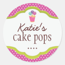 Large Bakery Packaging Stickers