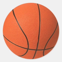 Large Basketball Design Sticker