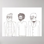 large beards print