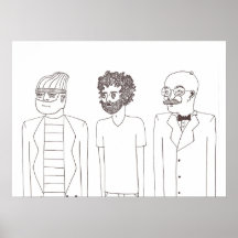 large beards print