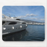 Large boats at Puerto Banus in Spain Mousepad