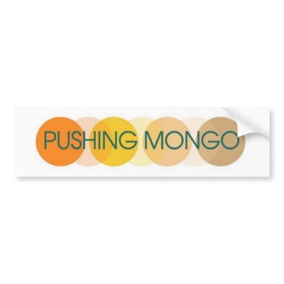 Large Bumper Sticker by pushingmongo