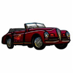 Large Convertible Classic Car photo sculptures