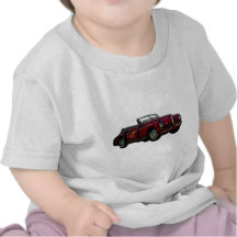 Large Convertible Classic Car T-shirt