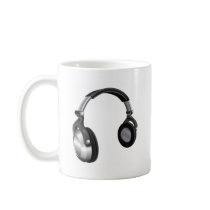 Large DJ Headphones Mug
