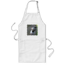 Large Emu Long Apron