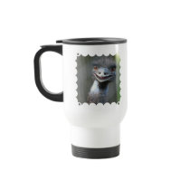 Large Emu Plastic Travel Mug