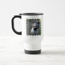 Large Emu Plastic Travel Mug