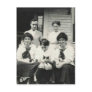 Large family holding cats post cards