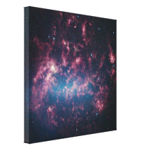 Large Magellanic Cloud - Galaxy and Stars Canvas Prints