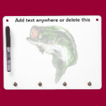 Large mouth Bass dry erase boards