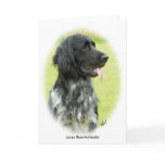 Large Munsterlander 9W020D-065 oval Card