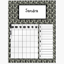 Large Personalised Child Calendar Dry Erase Board dry erase boards