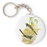 Large Pied Wagtail keychains