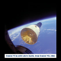 Large Poster of Gemini VI in 1965 posters