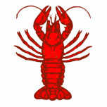 Large Red Lobster or Crayfish photo sculptures