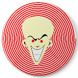 Large Retro Toon Optical Illusion Hypnotizer Guy