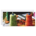 Large Spools of Thread rack cards