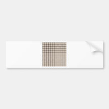 Large Weave - Almond Bumper Stickers