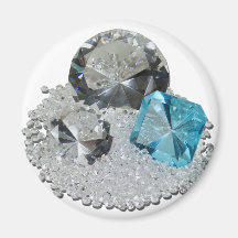 LargeDiamondsGem092011 Refrigerator Magnet