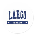 Largo Florida College Style tee shirts stickers
