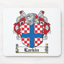 Larkin Family Crest Mouse Mat