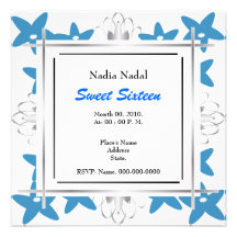 Larkspur Sweet Sixteen Invitation-Customise