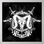 Larry West's Black Label posters