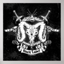 Larry West's Black Label Posters