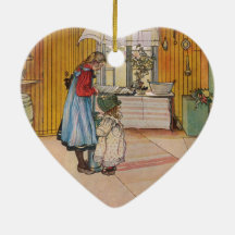 Larsson: The Kitchen, Art Christmas Ornaments