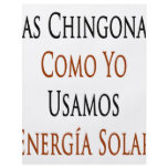 Las Chingonas Como Yo Usamos Energia Solar flyers