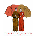 ¡Las Dos Chinas de Alicia Machado! t-shirts