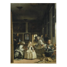 Las Meninas by Diego Velazquez Postcard