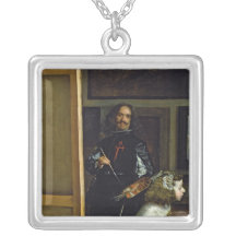 Las Meninas or The Family of Philip IV, c.1656 Custom Necklace