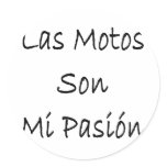 las motos son mi pasion stickers