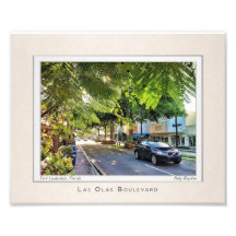 Las Olas under the Trees Photo Print
