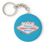Las Vegas 21st Birthday Key Chain