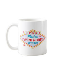 Las Vegas 21st Birthday Mugs