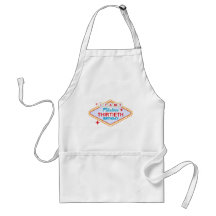 Las Vegas 30th Birthday Apron