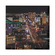 Las Vegas at Night Refrigerator Magnets